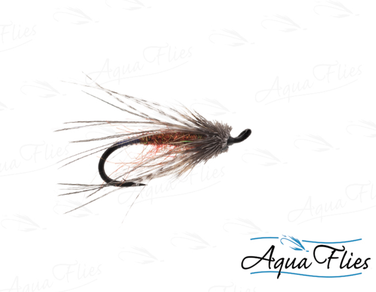 Aqua Flies Micro Muddled Euphoria - Brown - Size 12